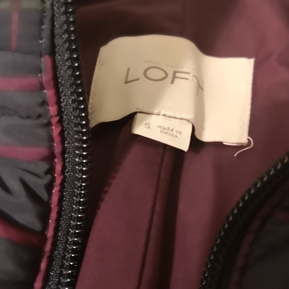 Loft Plaid Vest - Picture 2 of 4